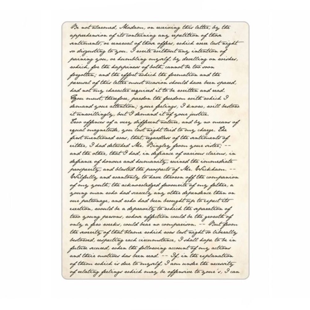 Darcy's Letter to Elizabeth Bennet Magnet